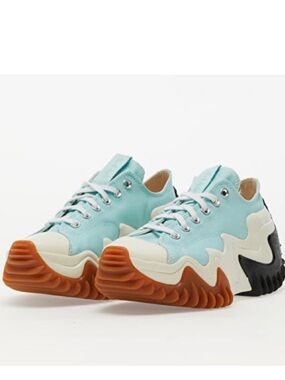 Converse Men’s Run Star Motion 'Water Droplets Green' Aqua-Wave-Trim Top Sneaker